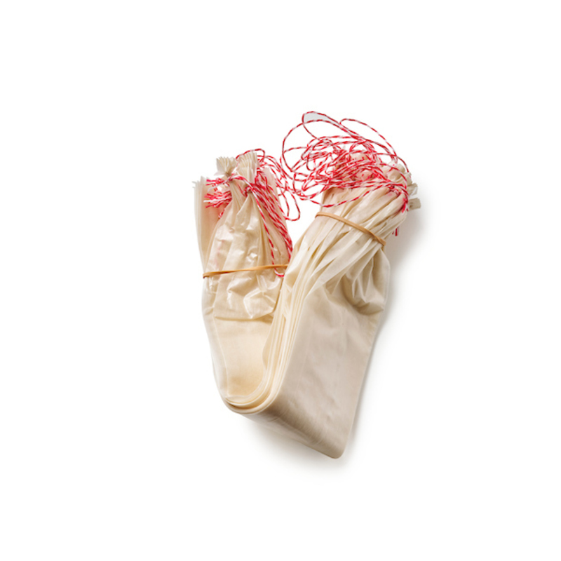 Faser Hph Kal. 60Naturel X50cm Rood/Wit Afgebonden