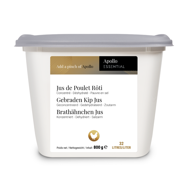 Gebraden Kip Jus - geconcentreerd - gedehydrateerd - zoutarm