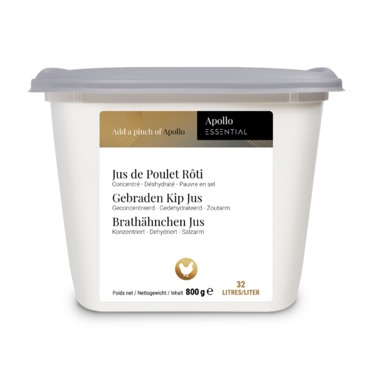 Jus de Poulet Rôti - concentré - déshydraté - pauvre en sel