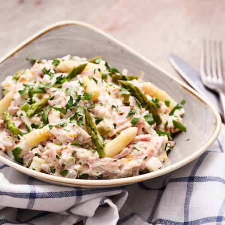 Asperge hamsalade