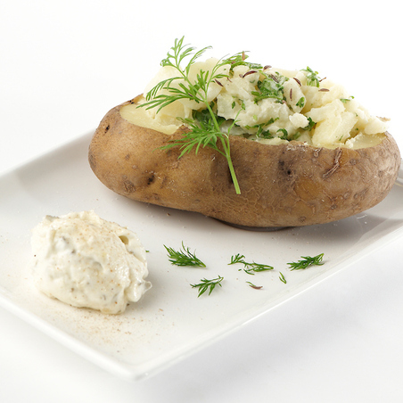 Barbecue aardappel