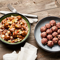 Boulette de gibier à la sauce Grand Veneur