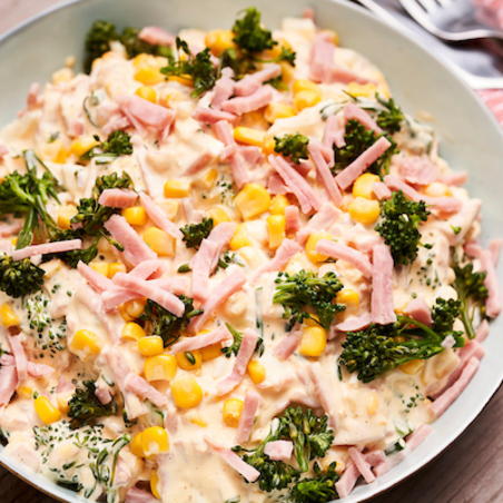 Broccoli & ham salade