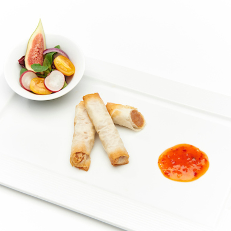 Chipolata croustillante en pâte filo