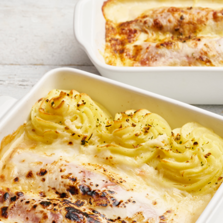 Chicons gratin avec pureé