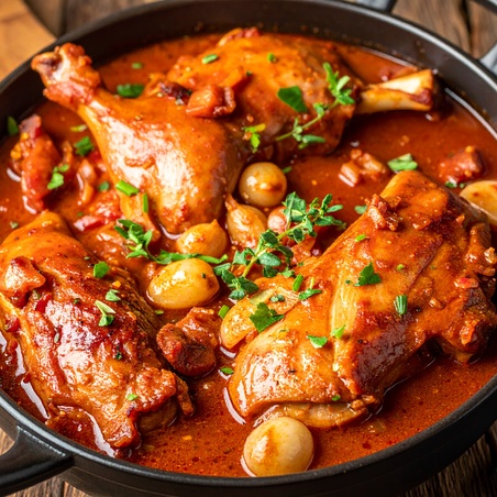 Cuisses de lapin à la bière Kriek