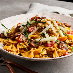 Pasta salade met Luikse pens