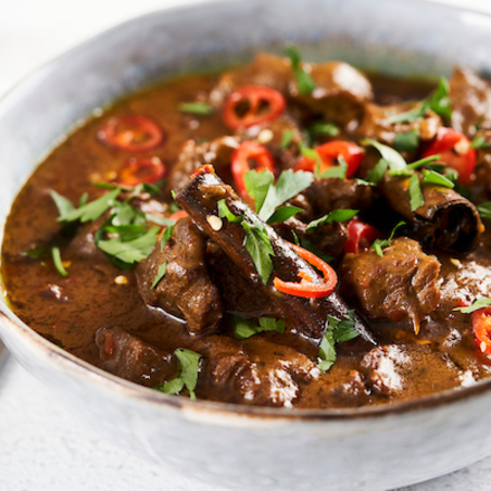 Curry coco viande de boeuf