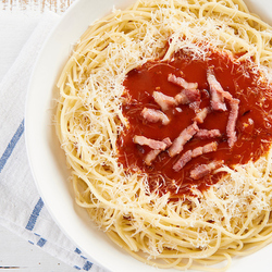 Spaghettini all ammatriciana