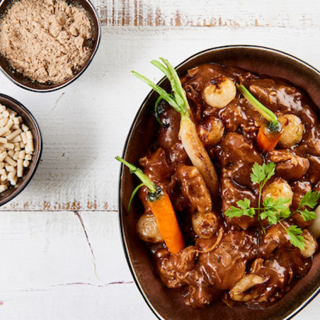 Daube de chevreuil au pain d'épices