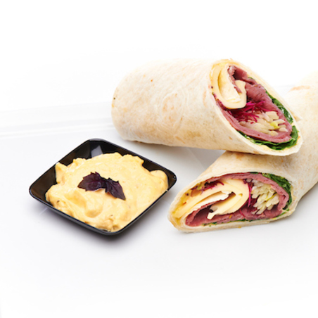 Wrap met pastrami