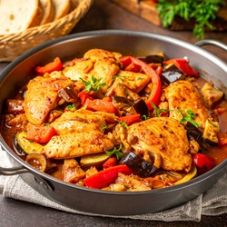 Zuiderse gevogeltestoofpot