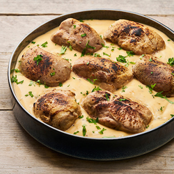 Ontbeende kalkoenbil