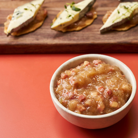 Confiture d’oignons au bacon